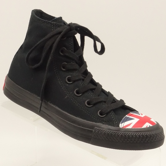 CONVERSE ALL-STAR British Flag Hi Top Sneakers - Picture 1 of 8
